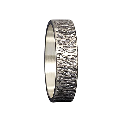 Caprixus 5mm Silver Bark Band