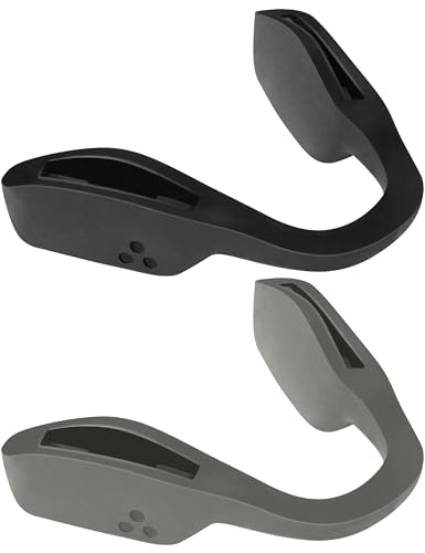 Image of BlazerBuck Replacement Nose Piece Pads for Oakley Leadline OO9473-56mm Sunglass - Black + Grey