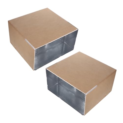 TOPPERFUN 2 Cajas De Envío Con Aislamiento Térmico Y Revestimiento De Aluminio, Reutilizables, Para Refrigerar Mariscos Y Alimentos.