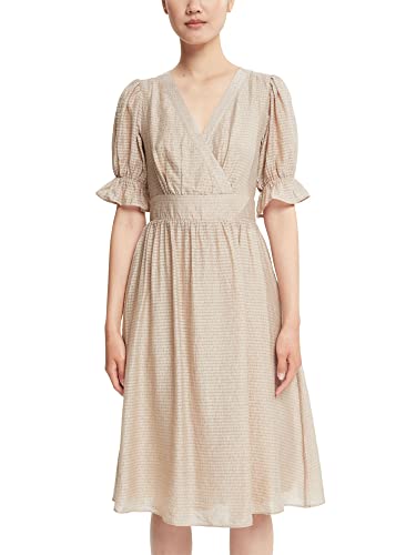 ESPRIT Damen 042EO1E345 Dress, 260/LIGHT Taupe, 40