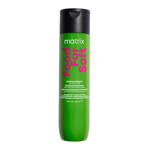 Matrix Food for Soft Hydrating Shampoo with Avocado Oil and Hyaluronic Acid, For Dry Hair, Moisturising and Nourishing, 300 ml