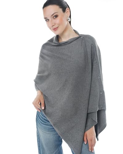 Cashmere Like Acrylic Knitted Dress Topper, Poncho Sweater,Shawl Wraps for Women Ultra Soft. Versatile Cape, Scarf3