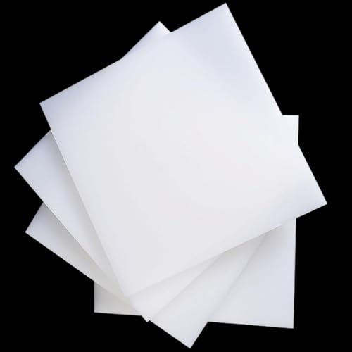 Plaque plastique ABS et PP 100x200mm épaisseur 2mm lot de 5