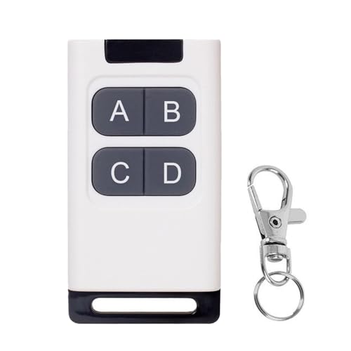 Abrepuertas de garaje remoto, duplicador de control remoto para Gat,Abrepuertas de garaje remoto /315 MHz | Controlador eléctrico de puerta de garaje, llavero de 4 canales, para controlar el