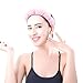 AOPRIE SPA Headbands for Washing Face Makeup Headbands with Bow Hair Band Women Facial Head Band Wrist Towel Wraps For Shower Face Mask Black Pink White, 3 Pack