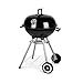 BBQ Grill Patio Portable Charcoal Kettle BBQ Garden Camping Caravan Outdoor Barbecue With Cooking Utensils Tools & Cover heels Stand Ball Rounded Bbq on wheels Black 43.5 cm Stainless Steel
