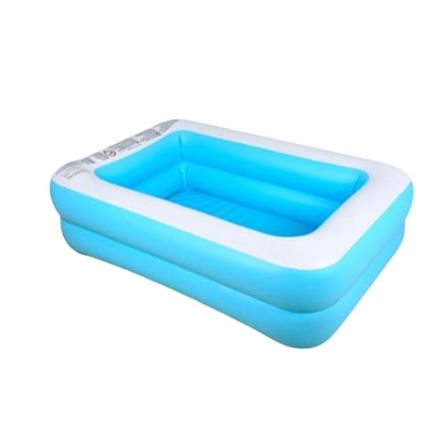 Piscina Inflable Piscina de jardín Exterior Interior Piscina Hinchable Rectangular Piscina de fácil instalación Piscina Hinchable Adolescente Summer Piscina Hinchable Plegable