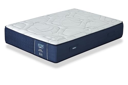Mobelcenter, Colchón Viscoelástico con Muelles Nube 28 cm, Núcleo Muelles Ensacados, Capa Viscoelástica, Fibra Hipoalergénica, Colchón Cama Matrimonio y Juvenil (90x190) (1465)