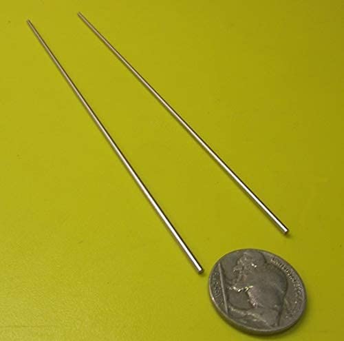 17-4 PH Stainless Steel Hardened Shaft .031" Diameter x 6" Long 2 pcs