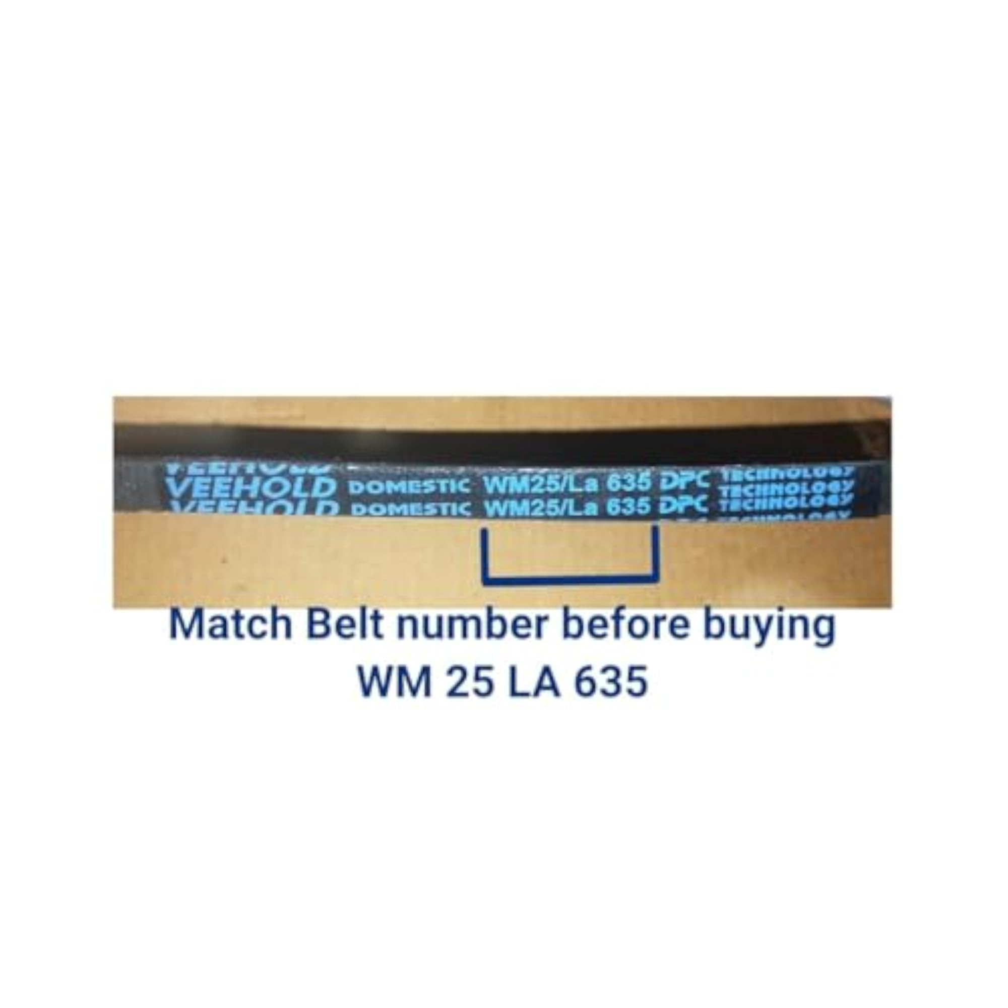 Washing Machine Belt WM 25 LA 635 for LG Semi Automatic