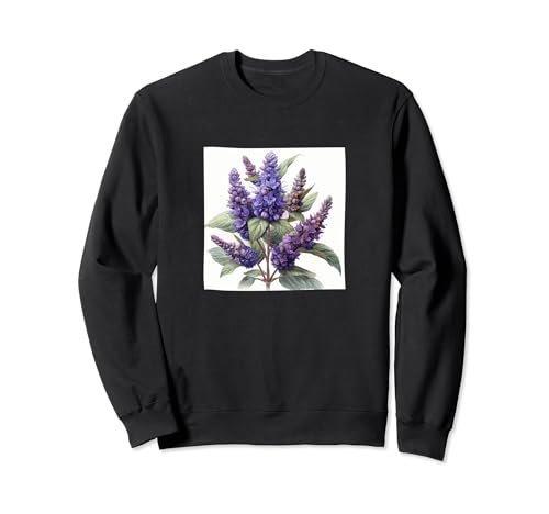 Anise Hyssop Flower Cottagecore Graphic Sweatshirt