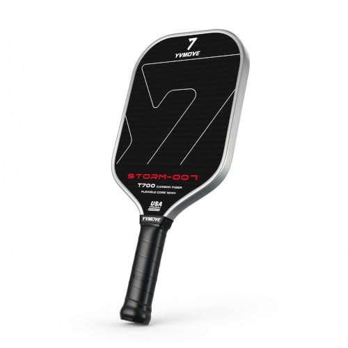YVmove T700 Raw Carbon Fiber Pickleball Paddle, 16mm...