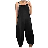 Fashion Women's Casual Animal Print Straps Wide Leg with Pocket Vintage Jumpsuit Overalls for Women