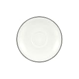 Charmante Café au Lait-Untertasse als perfekte Ergänzung zum Charm & Breakfast Design Naif-Geschirr, Ideal für die klassische Kaffeetafel