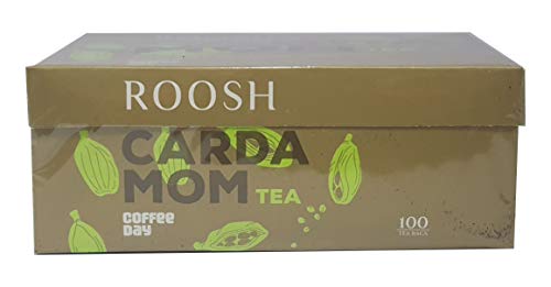 Image of coffee day beverages Roosh Premium Cardamom 100 Chai Tea Bags, 200 Grams