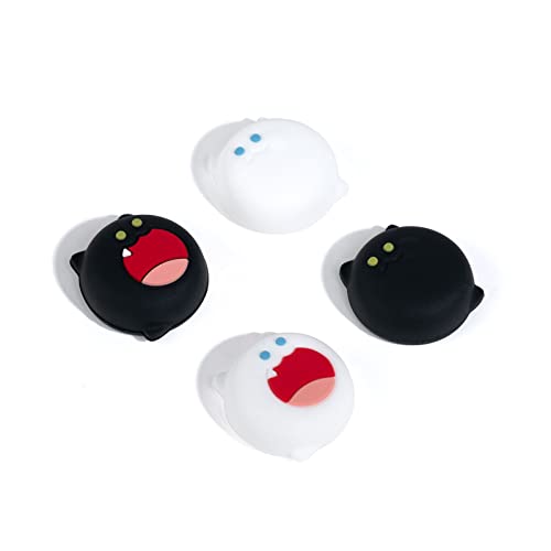 Image of GeekShare Cute Silicone Joystick Thumb Grip Caps, Joystick Cover Compatible with Switch /OLED /Switch Lite,4PCS - BOBO Cat