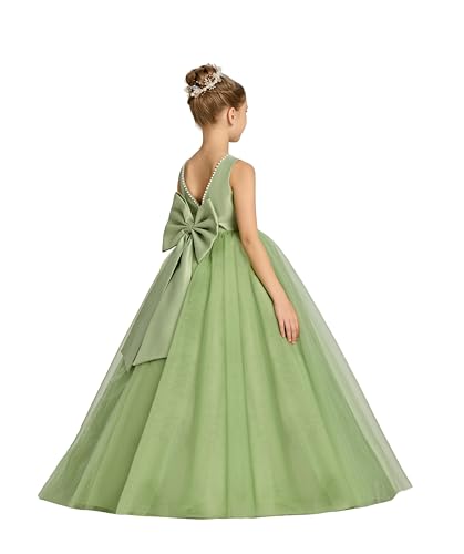 Flower Girl Dress for Wedding Girl Pageant First Communion Dress Birthday Party Ball Gowns for Kids4