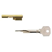 Burg-Wächter Schlüssellochsperrer für Einsteckschlösser, Zimmertürsicherung, Zylinder-Durchmesser: 7 mm, Inkl. 2 Schlüssel, E 7/2 SB, 04282, Silber