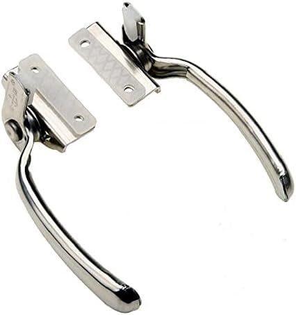 Stainless Steel Window Handle And Latch - Sliding Hasp Lock For Doors And Windows