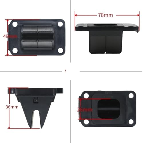 Válvula de láminas SX 65sx de aluminio para solucionar pérdidas de potencia en el carburador 6