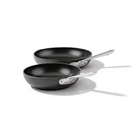 All-Clad E785S264 HA1 Hard Anodized Nonstick Dishwasher Safe PFOA Free 8-Inch and 10-Inch Fry Pan Cookware Set, 2-Piece, Black