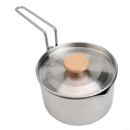 Portable Kettle 1L Lightweight Camping Water Boiler for Backpacking Mountaineering Tea Coffee Outdoor Gear Set