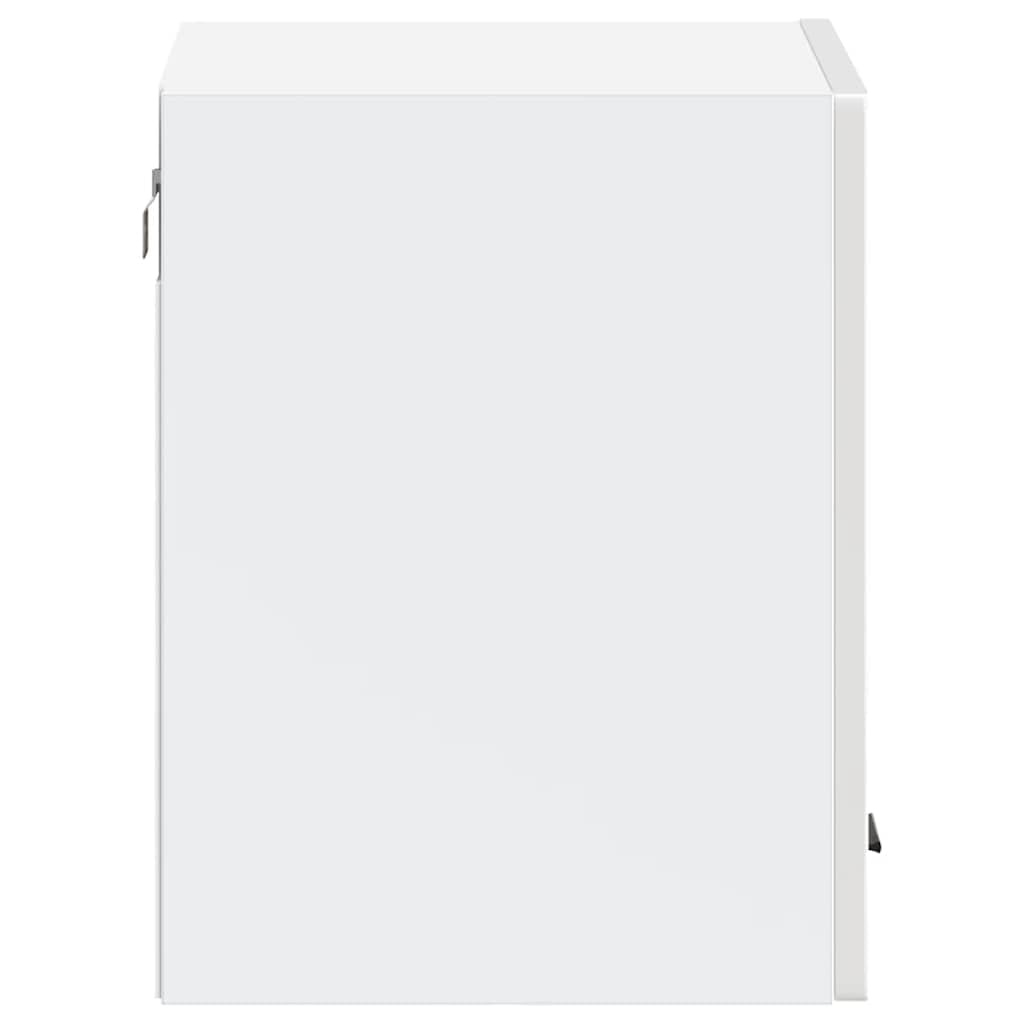 vidaXL Armario Pared Cocina Porto Madera ingeniería Blanca Alto Brillo, Unidad de Pared de Cocina, gabinete para Pared de Cocina, gabinetes de Pared con Puertas