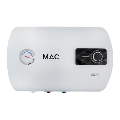 MAC Glasslined Storage Electric Water Heater - Horizontal 50L