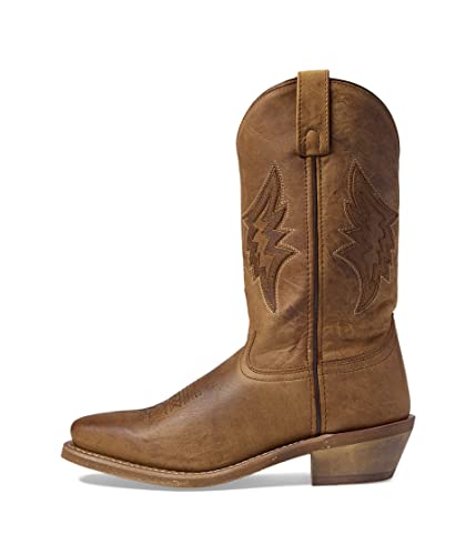 Image of Laredo Mens Nico Embroidered Square Toe Pull On Casual Boots Mid Calf - Brown