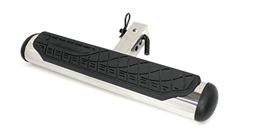 Go Rhino 4' Oval Hitch Step | 24' Stainless Steel, Polished | 460PS | Fits 2' Receivers