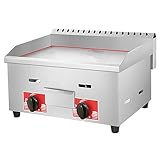 AAADRESSES Parrilla De Encimera Comercial, Plancha EléCtrica Comercial, Planchas De Encimera Placa Caliente, Parrilla Barbacoa Acero Inoxidable, para Cocina, Hogar, Restaurante,C 003,55×46×28.5cm