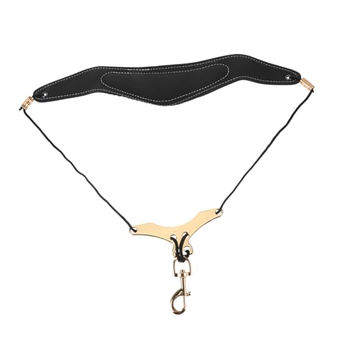 BESPORTBLE Saxophone Neck Strap with Breathable Padding Harness for Alto Tenor Soprano Baritone Saxophones Clarinets Comfortable Durable Design with Metal Hook