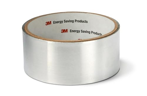 3M High Temperature Flue Tape, 15-Foot Roll, 0.25 Cm, Silver