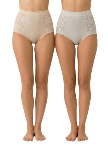 Image of Women Panty | Premium Womens Underwear | Breathable Laser Cut Seamless Panties | Comfortable Stretch Fit | All-Day Fresh | No-Show Hipster (Pack of 2) (WO-Net)