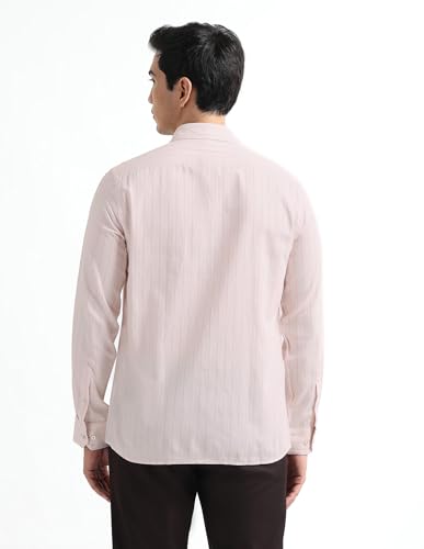 Image of Arrow Checked Slim Fit Mens Formal Shirt - Cotton, Breathable & Comfortable, Full Sleeves Shirts for Men