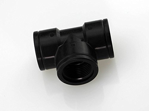 PP T-Piece Internal Thread/Internal Thread/Internal Thread PN 16 DVGW, Multi-Coloured