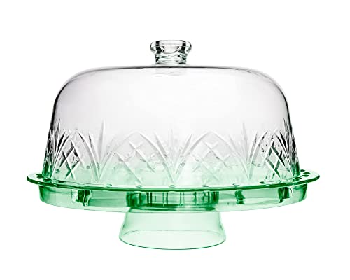 Godinger Cake Stand with Lid, Serving Plate...