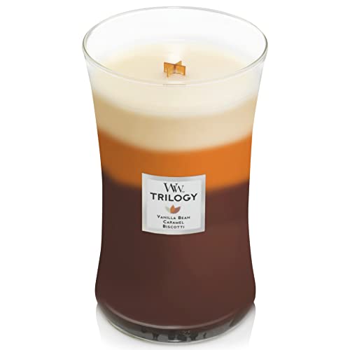Woodwick Café Sweets Large Hourglass Trilogy Candle #TOP1