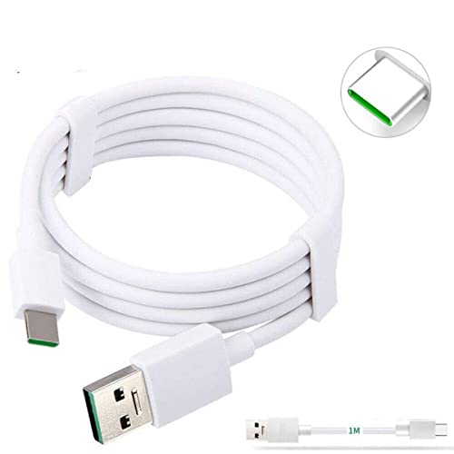 Image of Original 65W Flash Super Vooc Fast USB Type C Cable for Oppo Reno 4Pro,Reno 5Pro,Reno 6Pro,6, 5G (Only Cable)