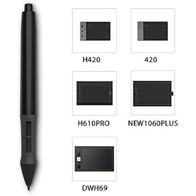 HUION Battery Pen P68 Digital Pen Stylus for Huion Graphics Drawing Tablet 420, H420, K56, H58L, 680S, GAOMON S56K