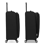 Samsonite Saire LTE Softside Expandable Luggage with Spinner Wheels, Black, 3-Piece Set (Carry On/Medium/Large) - Image 2