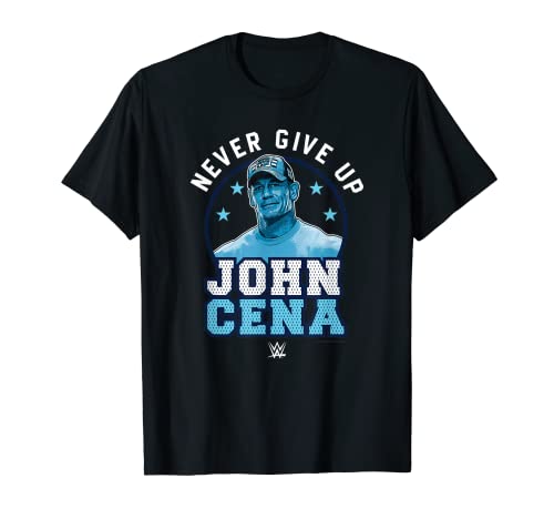 WWE John Cena Never Give Up Poster T-Shirt
