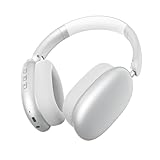 ワイヤレスヘッドホン【2025年アップグレード版】 Bluetooth 5.4 オーバーイヤーヘッドホン ヘッドセット ANCノイズキャンセリング レザー仕上げ 大容量バッテリー 30時間再生可能 同時接続可能な複数デバイス 有線&無線両対応 USB充電式 自動ペアリング 密閉型 音漏れ防止 マイク内蔵 大口径スピーカー HiFi 折りたたみ式 オーディオケーブル付き(シルバー)