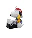 Hallmark Keepsake Ornament - Literary Ace Spotlight on Snoopy 2002 (QX8043)