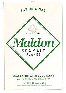 Maldon Crystal Sea Sal, 8.5 onzas (paquete de 12)