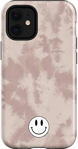 Skinit Impact Phone Case Compatible with iPhone 12 Mini - Taupe Tie Dye Design