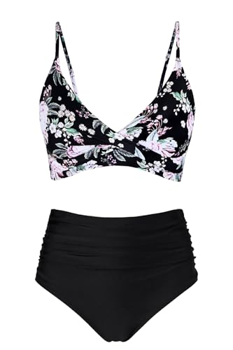 Image of Amy Babe Women's Twist Front Adjustable Straps Bathing Suit for Women