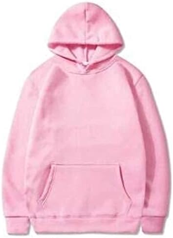 Plain Unisex Casual Hoodie Sweatshirt