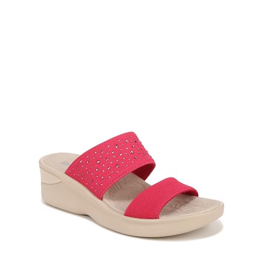 LifeStride Women's Sienna Bright Machine Washable Comfort Wedge Sandal