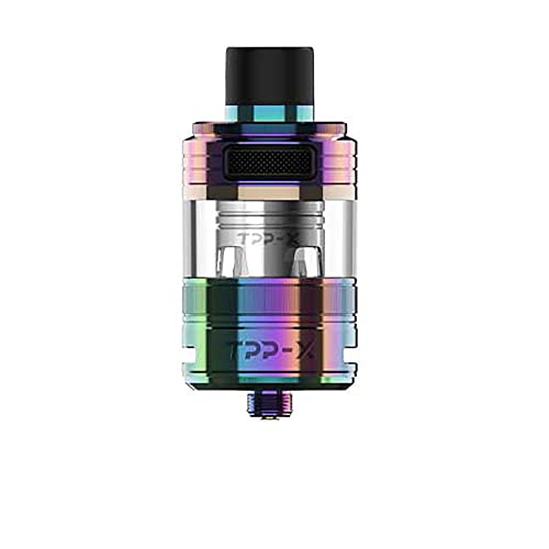 VOOPOOO TPP-X Pod Tank (arc-en-ciel), cartouche de 5,5 ml compatible avec les bobines TPP adaptées pour l'atomiseur de vape Drag S/X Pro Kit, sans nicotine